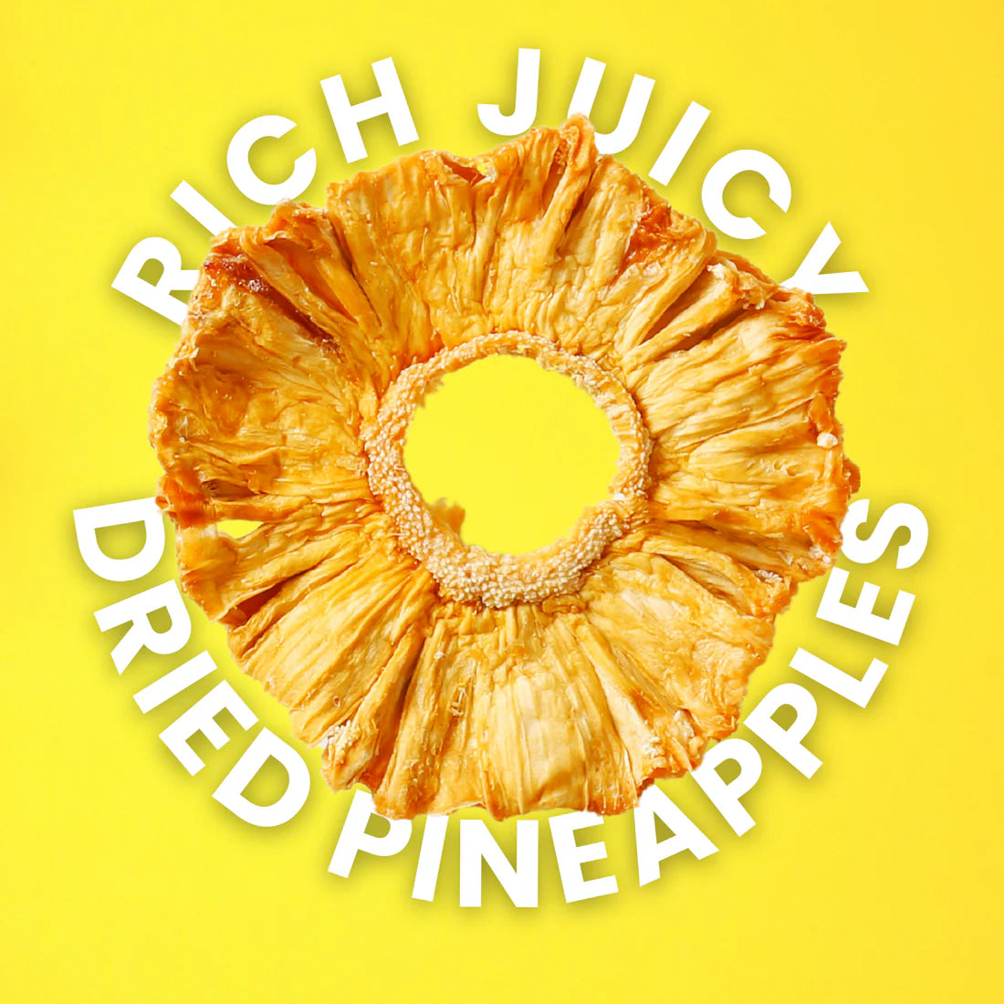 Solar Dried Pineapple Chips for Healthy Snacking(2 x 100g)