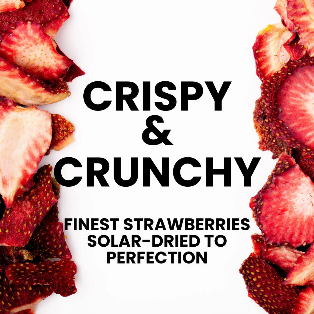 Solar Dried Strawberry Fruit – Antioxidant-rich guilt-free Snack (2 x 70g)