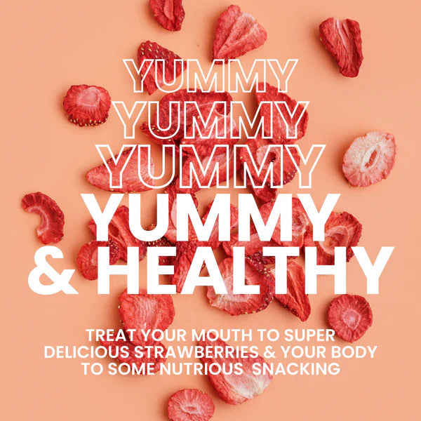 Solar Dried Strawberry Fruit – Antioxidant-rich guilt-free Snack (2 x 70g)