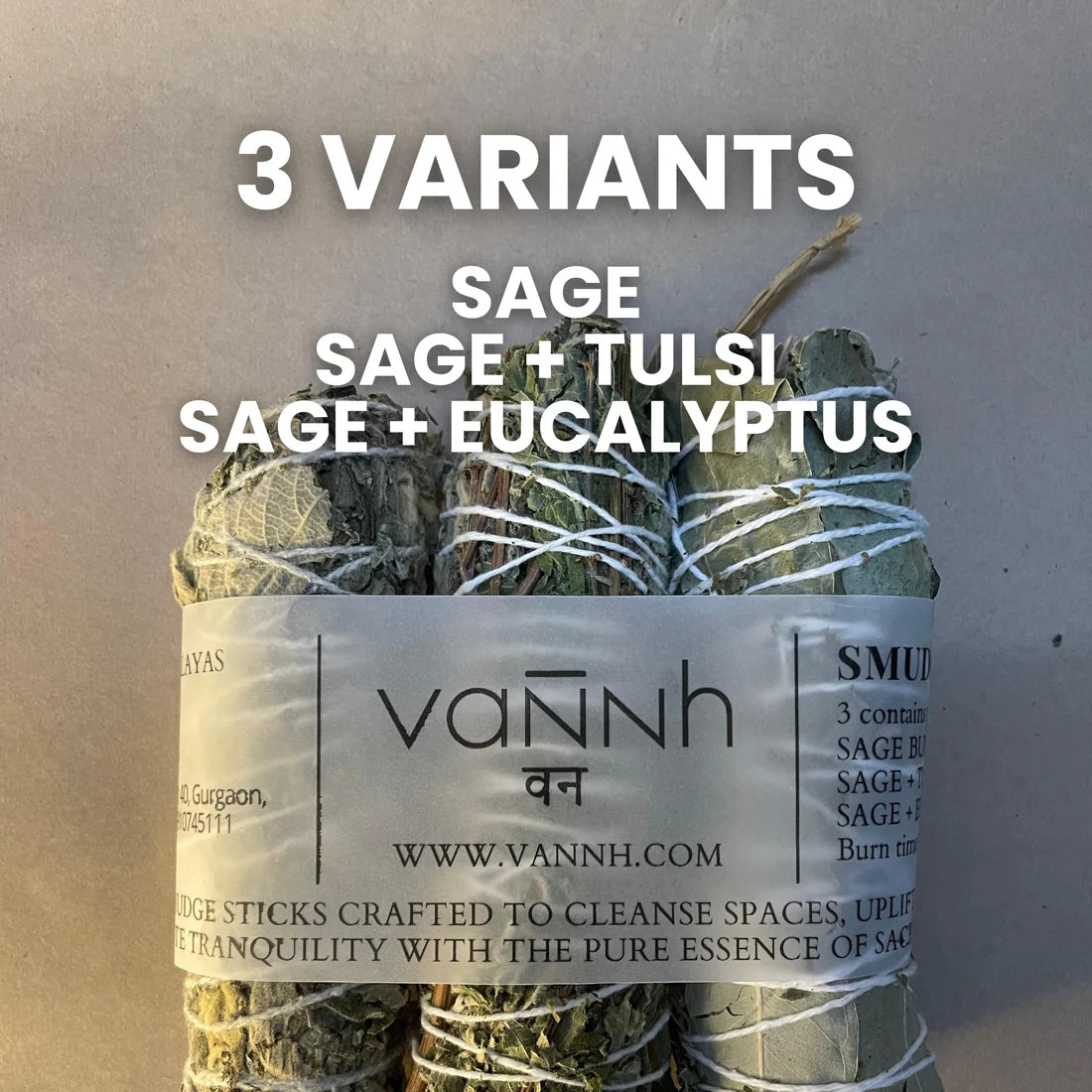 Pure Sage Smudge Sticks for Energy Cleansing (pack of 3 x 2)
