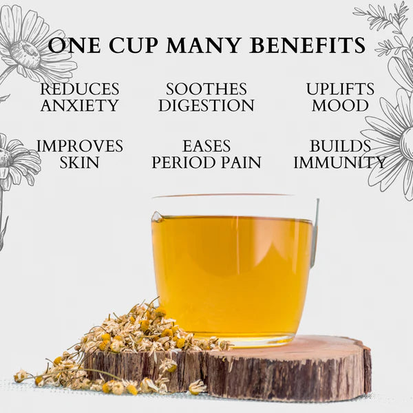 CHAMOMILE FLOWER TISANE | SLEEP BETTER | Loose | Pure Flower(2 x 30g)
