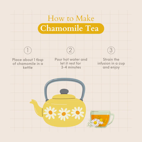 Combo of CHAMOMILE FLOWER TISANE | SLEEP BETTER | Loose | Pure Flower   and   Jatamansi (Spikenard) Roots for a Calm Mind, Healthy Hair, and Clear Skin