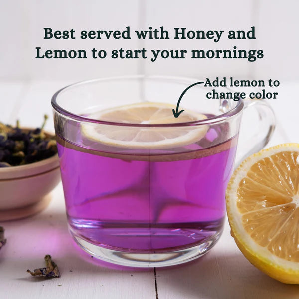 Combo of HIBISCUS FLOWER TISANE | REJUVENATE | Loose | Pure Flower   and  BLUE PEA FLOWER TISANE | CLARITY | Loose | Pure Flower