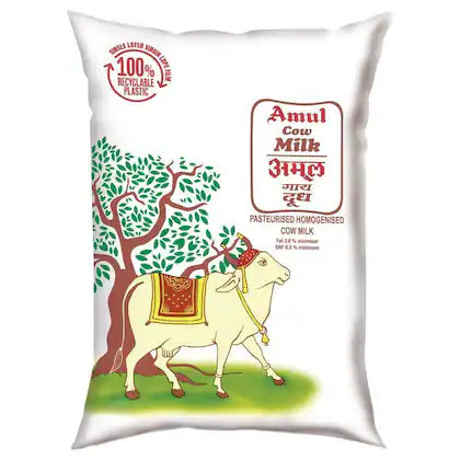 Amul Cow Milk 1 L