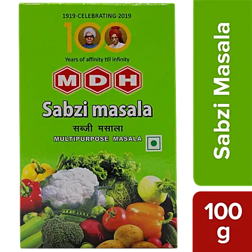 MDH Sabzi Masala - Multi-Purpose Use, 100 g Pouch