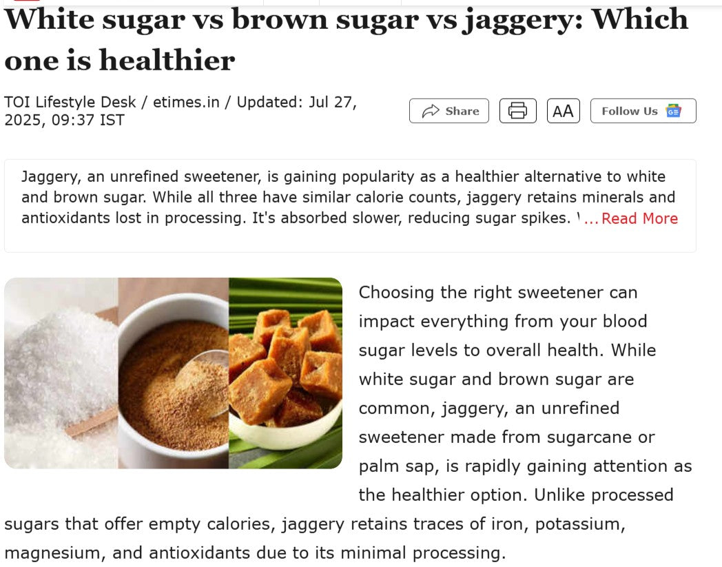 Jaggery (Gud) Cubes - 2x500 gms
