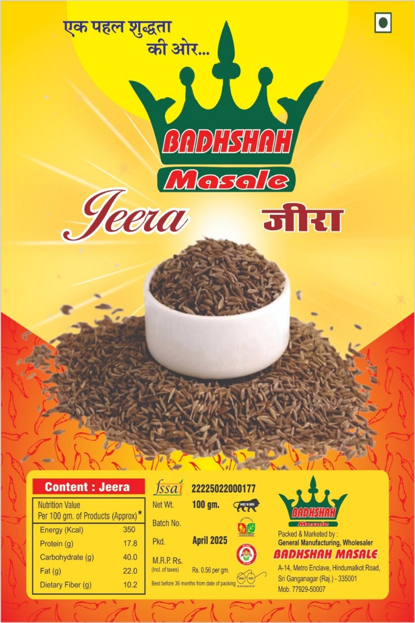 Rajasthani Homemade Organic Spices - Jeera Powder - 500 Gms