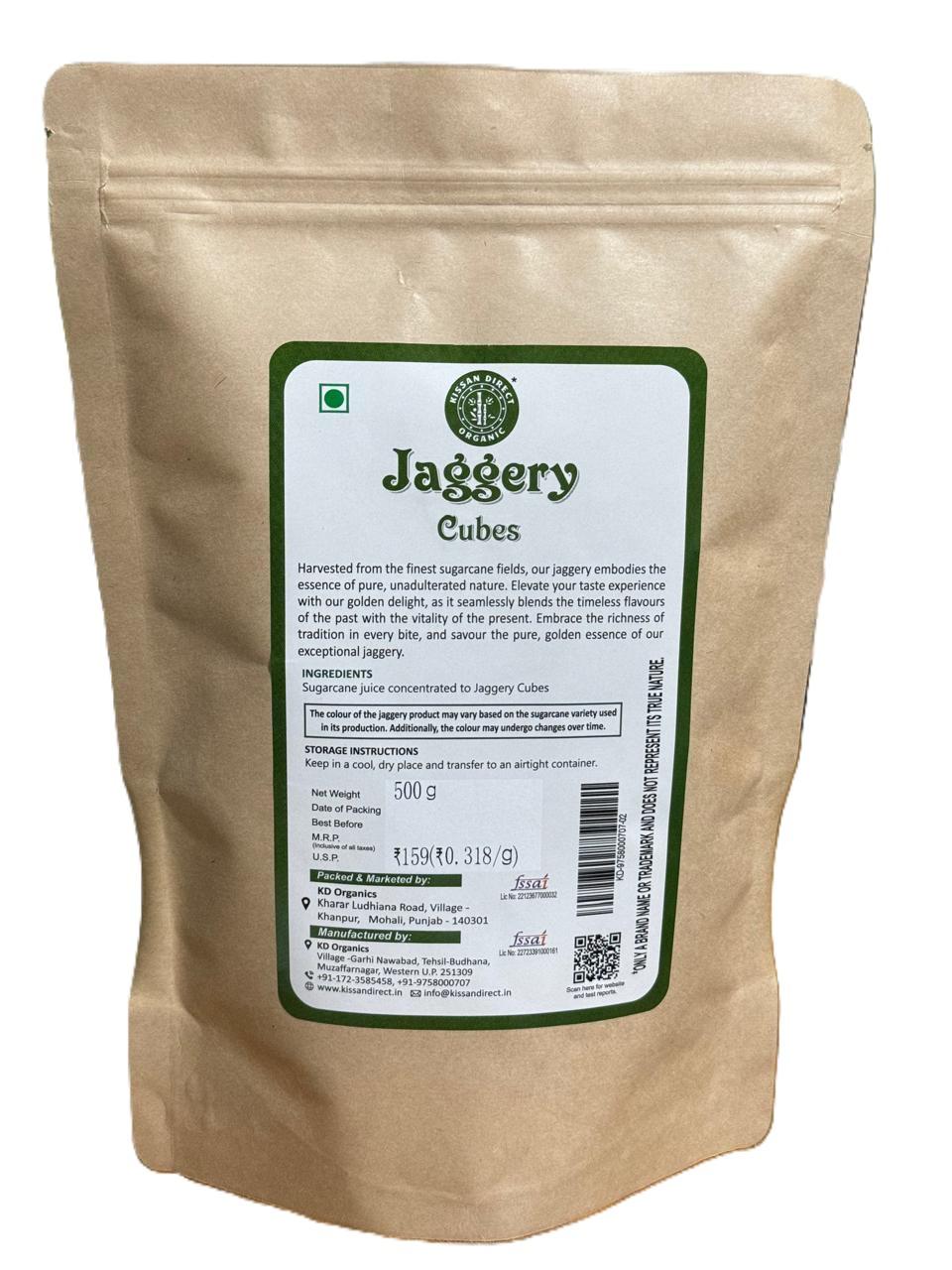 Jaggery (Gud) Cubes - Enriched with Dry Fruits - 500 gms