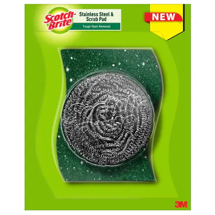 Scotch-Brite Stainless Steel Scrub and Scrub Pad