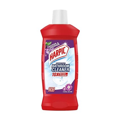 Harpic Disinfectant Bathroom Cleaner Liquid, Floral Bloom - 500ml