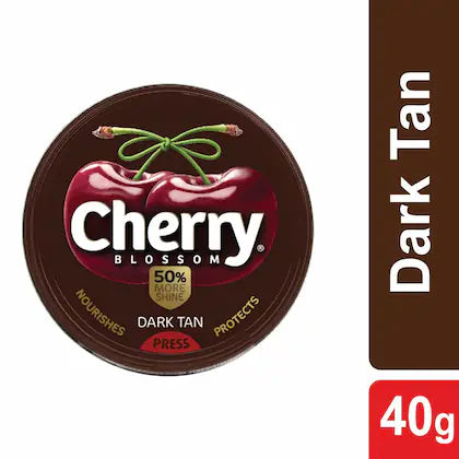 Cherry Blossom Dark Tan Shoe Polish 40 g