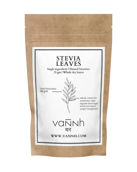 Stevia Leaves Loose – Natural & Sugar-Free Sweetener for Diabetes & Wellbeing(3 x 25g)